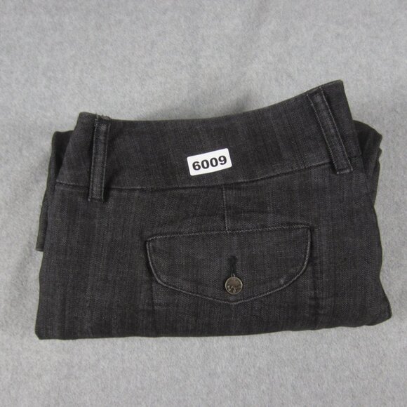 Mossimo Jeans Womens 22W Plus Dark Wash Stretch Trouser Denim Altered Hem - Picture 15 of 15